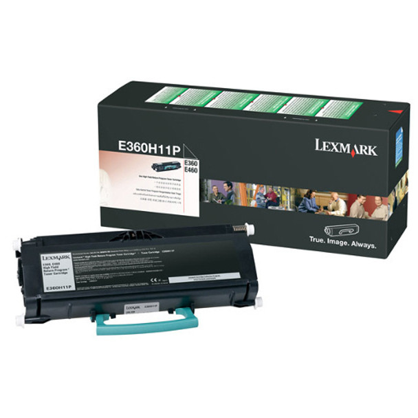 Lexmark Black Toner, Yield 9000 Pages, for E360, E460, E462