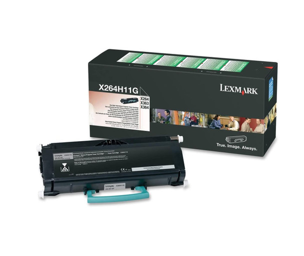 Lexmark X264H11G Black PREBATE Toner Yield 9000 Pages, for X264, X363, X364