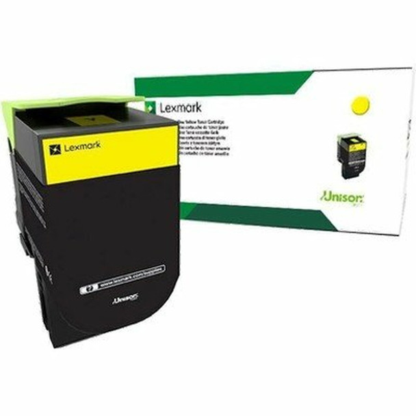 Lexmark 80C80Y0 (808Y) Return Program Yellow Toner Cartridge 1K for CX310 CX410 CX510