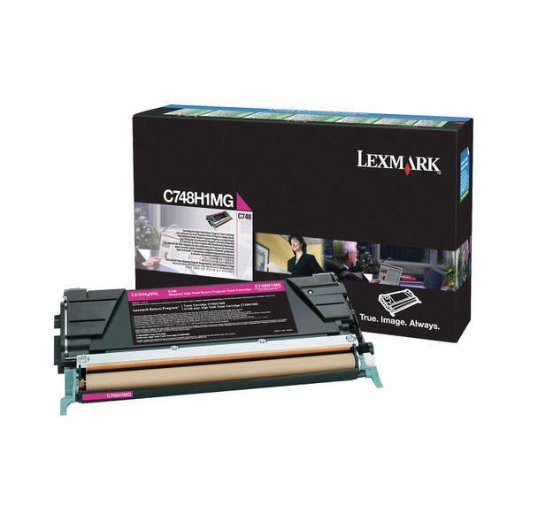 Lexmark C748 Magenta High Yield Return Program Toner Cartridge (10K)