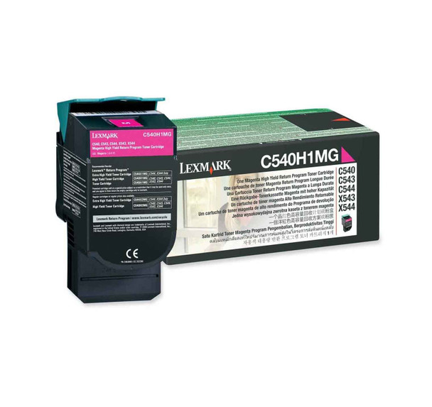 Lexmark C54x/X54x Magenta High Yield Return Program Toner Cartridge ,2K Pages