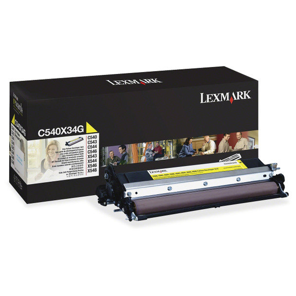 Lexmark C54X & X54X Yellow Developer Unit, 30K Pages