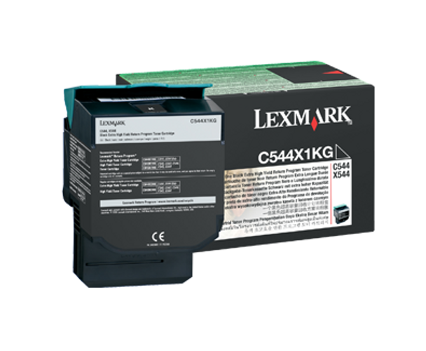 Lexmark C544X1KG Black Toner Cartridge 6K for C544, X544 (C544X1KG)