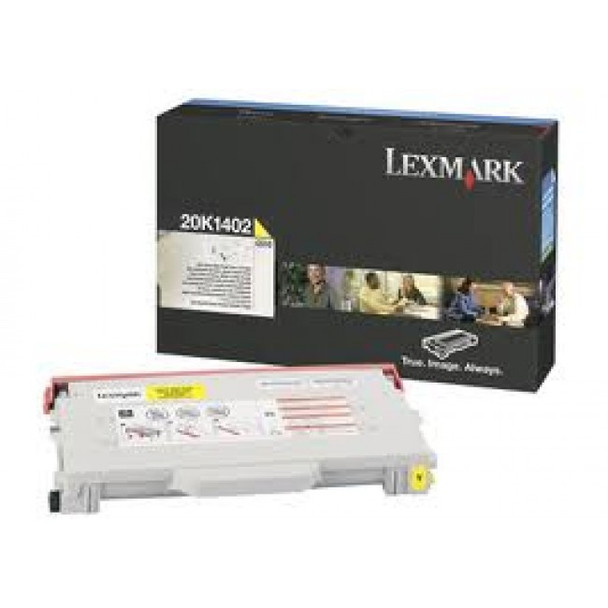 Lexmark Yellow Toner, Yield 6,600 Pages, for C510