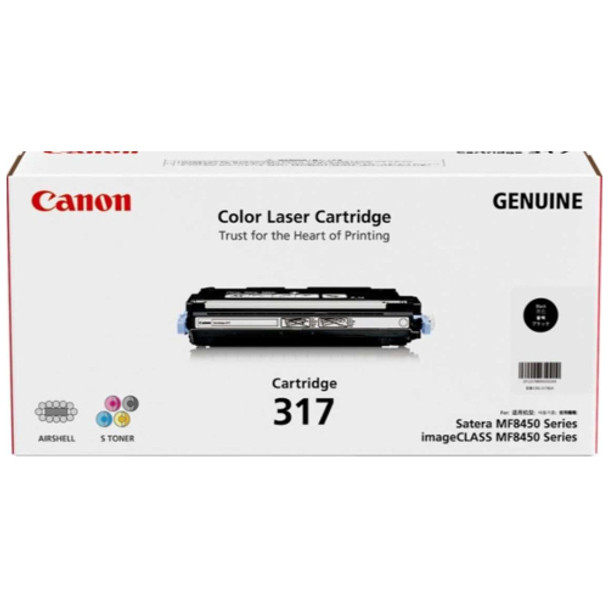 CANON CART317BK BLACK TONER FOR MF8450C MF9220CDN MF9280CDN 6K