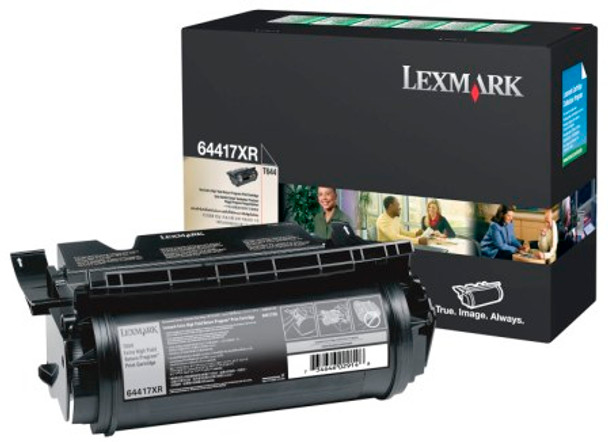 Lexmark 64417XR Extra High Yield Black Return Program Toner Cartridge 32K for T644