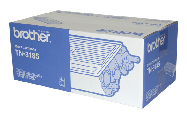Brother TN-3185 Toner Cartridge Black - 7,000 Pages