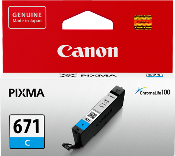 CANON CLI671C CYAN INK TANK FOR MG5760BK, MG6860, M7760