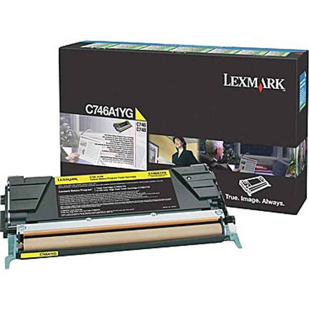 Lexmark C746, C748 Yellow Toner 7K, RETURN PROGRAM