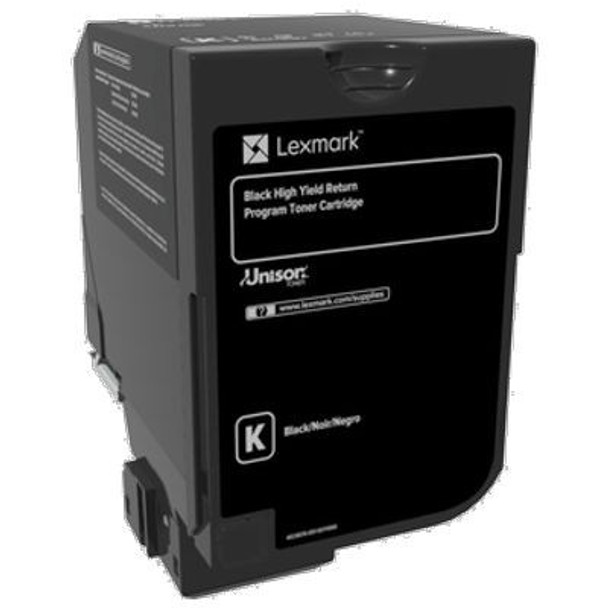 Lexmark CX725 Black High Yield Return Program Toner Cartridge 25K