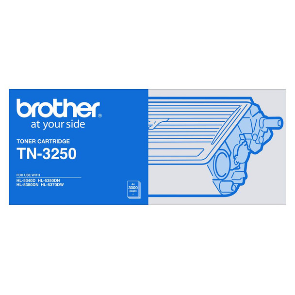 Brother TN-3250 Toner Cartridge Black - 3,000 Pages