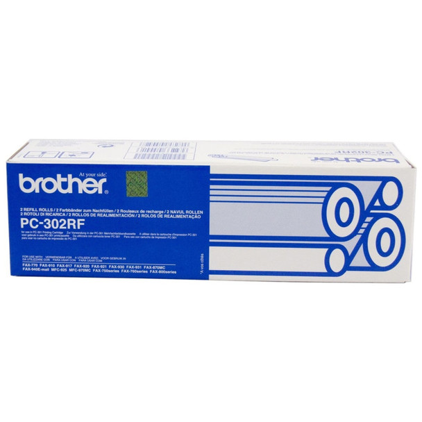 Brother PC-302RF Thermal Printing Ribbon 2Pack Genuine