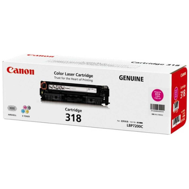 CANON CART318M MAGENTA TONER FOR LBP7200CDN LBP7680CX 2.9K