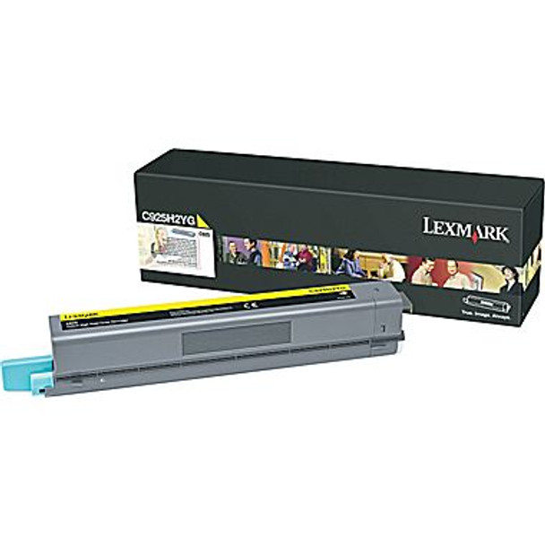 Lexmark C925H2YG Yellow Toner Yield 7,500 Pages for C925