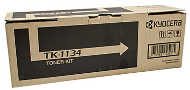 TK-1134 TONER KIT BLACK, YIELD 3,000 PAGES FOR FS-1130MFP, FS-1030MFP