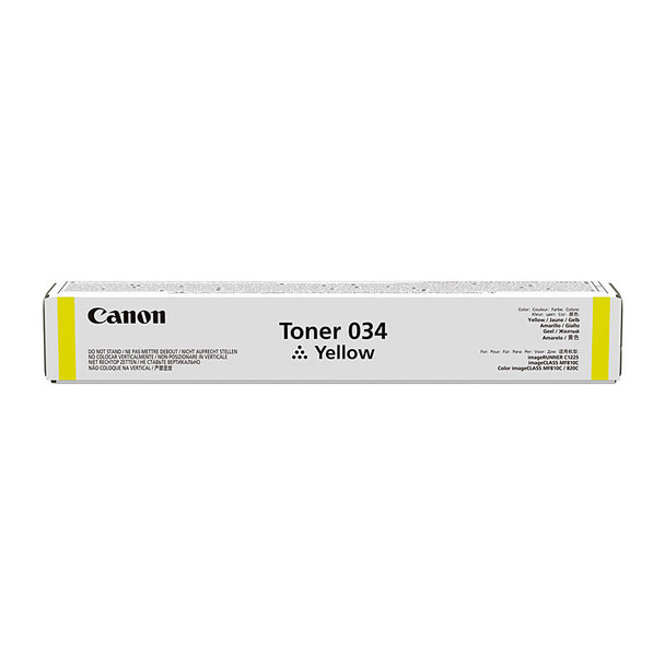 Canon CART034Y Yellow Toner Cartridge Genuine for MF810CDN