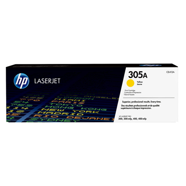 HP 305A (CE412A) LaserJet M351/M375/M451/M475 Standard Yield Yellow Toner Cartridge