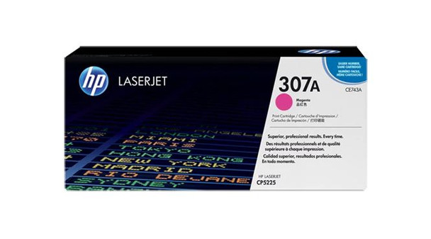 HP 307A Magenta LaserJet Toner Cartridge (CE743A)