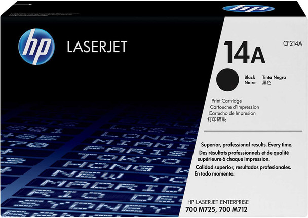 HP 14A Black LaserJet Toner Cartridge (CF214A)