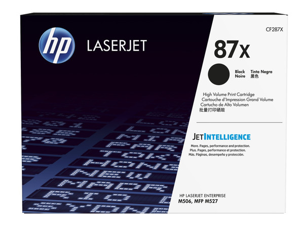 HP 87X High Yield Black LaserJet Toner Cartridge (CF287X)