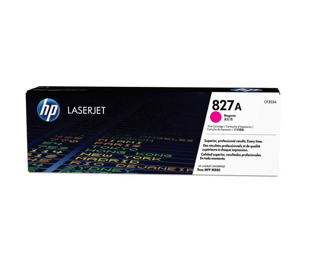 HP 827A (CF303A) LaserJet Enterprise M880 Standard Yield Magenta Toner Cartridge