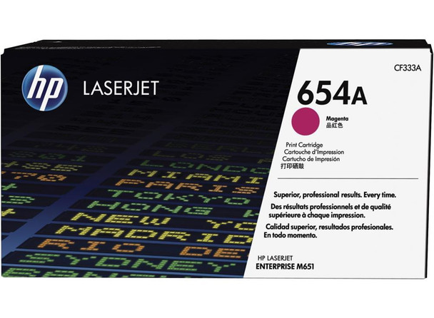 HP 654A Magenta LaserJet Toner Cartridge (CF333A)