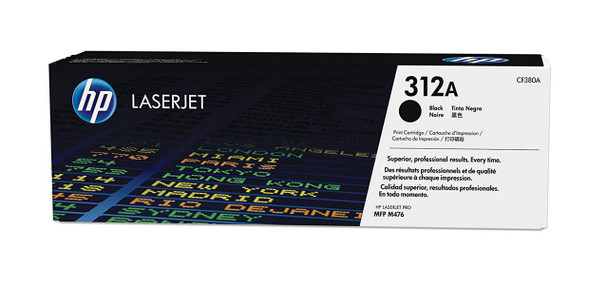 HP 312A Black LaserJet Toner Cartridge (CF380A)