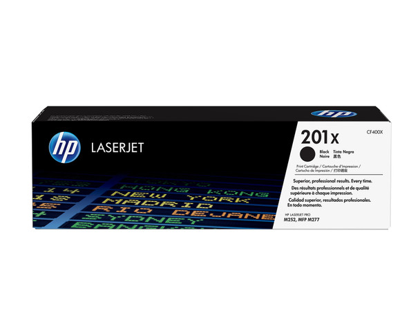 HP 201X (CF400X) LaserJet M252/M277 High Yield Black Toner Cartridge