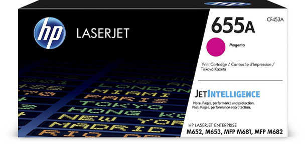 HP 655A Magenta LaserJet Toner Cartridge (CF453A)