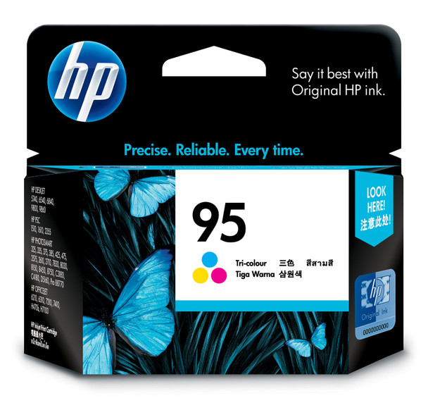 HP 95 TRI-COLOUR INK 330 PAGE YIELD FOR PSC 8450, 8150, 2710, 2610