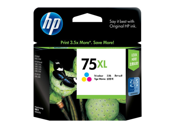 HP 75XL TRI-COLOUR INK 520 PAGE YIELD FOR D5360, D4260 & D4360
