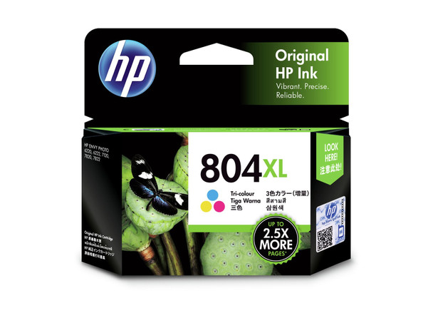 HP 804XL Tri-color Original Ink Cartridge
