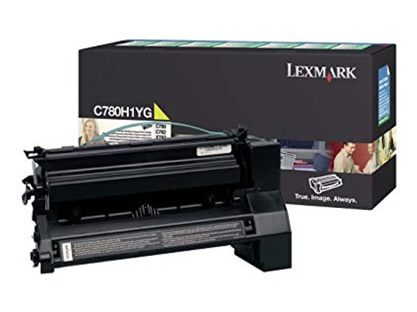 Lexmark C780H1YG Yellow Prebate Toner Yield 10,000 Pages for C780