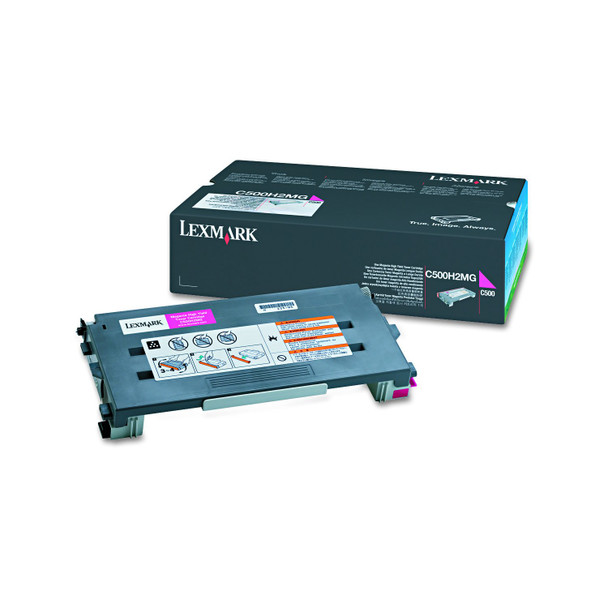 Lexmark Magenta Toner, Yield 3000 Pages for C500, X500, X502N