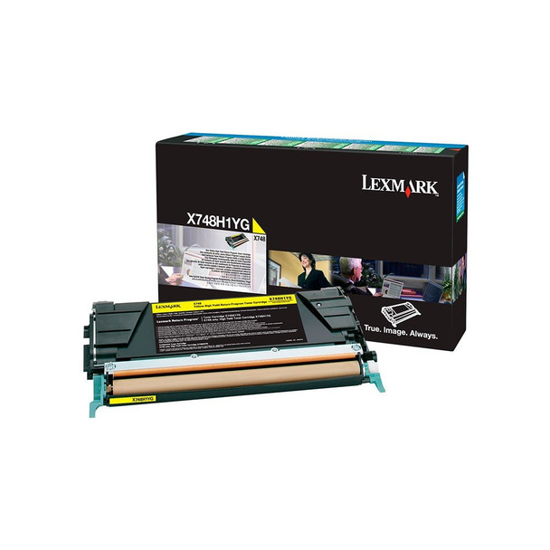 Lexmark X748 Yellow High Yield Return Program Toner Cartridge (10K)