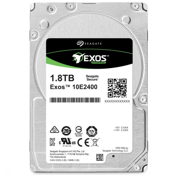 Seagate EXOS 10E2400 1.8TB HDD 512E/4KN 2.5" SAS 10000RPM 256MB CACHE NO ENCRYPTION