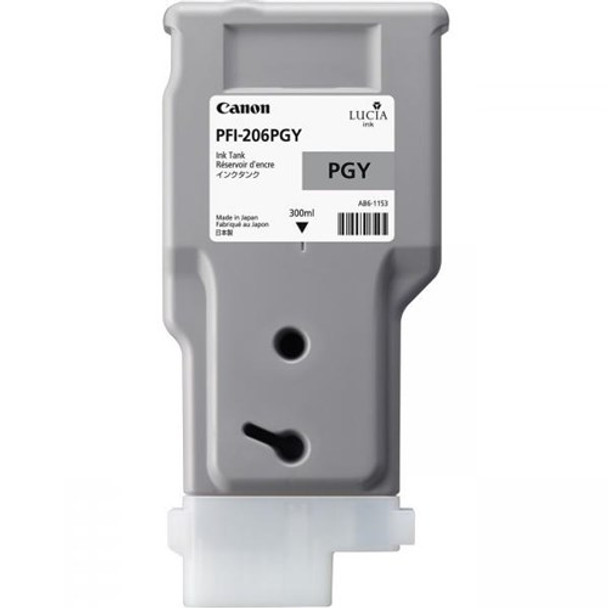 PFI-206PGY LUCIA EX PHOTO GREY INK FOR IPF6400, 6450 - 300ML