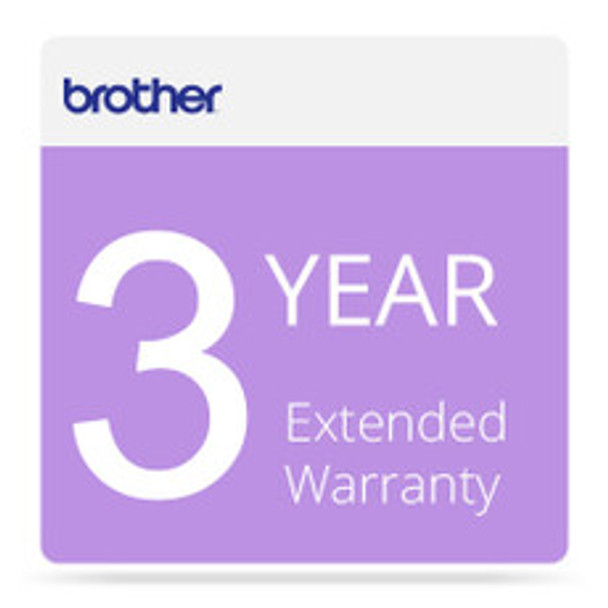 BROTHER 3 YEAR ONSITE WARRANTY FOR ALL MONO LASER & COLOUR LASER AND DESKTOP SCANNERS (RRP OVER 200)