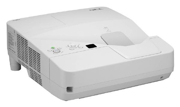 NEC UM301WG UST LCD Projector/ WXGA/ 3000ANSI/ 4000:1/ VGA, HDMI/ 20W x1/ USB Display/ USB Wireless