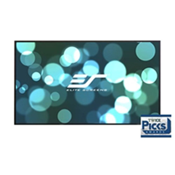 135" FIXED FRAME 16:9 PROJECTO R SCREEN, EDGE FREE ULTRA THI N VELVET TAPE - AEON