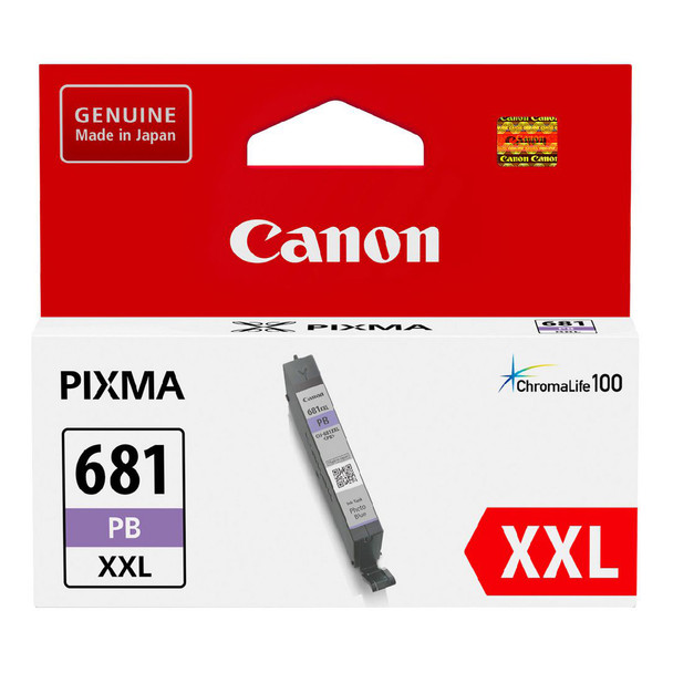 Canon CLI-681XXLPB Photo Blue Ink Tank Extra High Yield Genuine for TR8160/TS9160