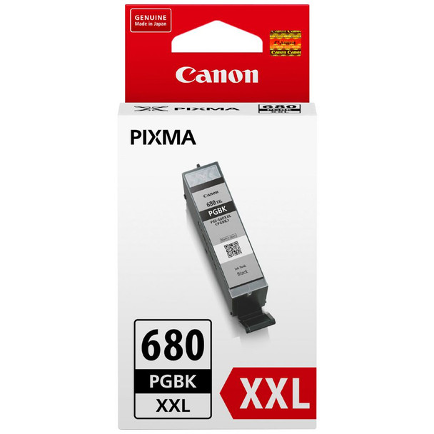 Canon PGI-680XXLBK Black Ink Tank Extra High Yield Genuine for TR7560/TR8560/TS8160/TS9160