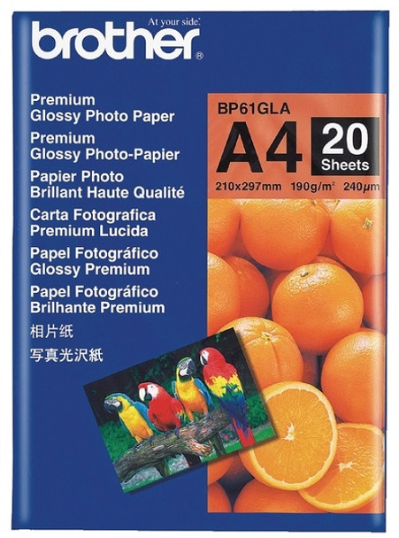 Brother BP61GLA Glossy Paper (BP-61GLA) 