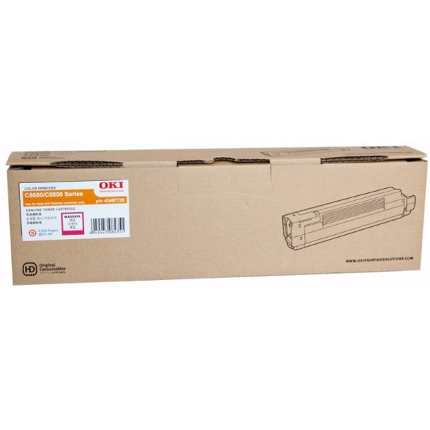 OKI C8600 High Yield Magenta Toner Cartridge