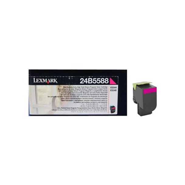 Lexmark XS548DE Magenta Extra High Yld BSD Program Toner Cartridge 3K