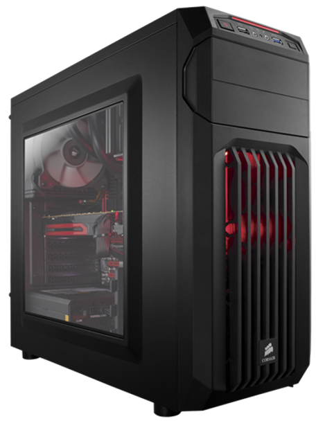 Corsair Carbide Series SPEC-01 Mid Tower Case, Red LED