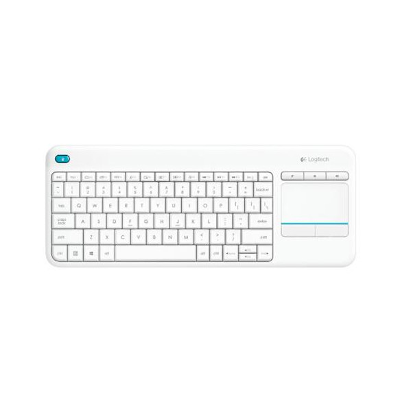 Wireless Touch Keyboard K400 Plus - White