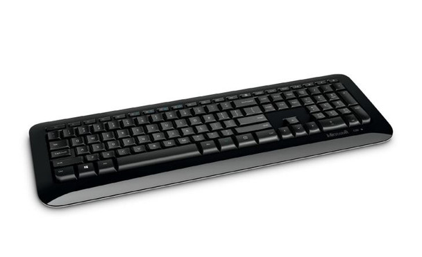 Microsoft Wireless Keyboard 850 with AES USB Port English International ROW 1 License