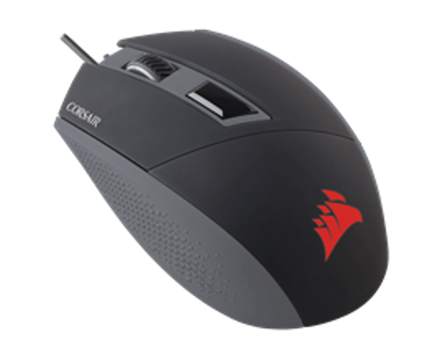 Corsair Gaming Corsair Gaming KATAR Gaming Mouse, Ambidextrous, Pro Player Modes, 8000 DPI, Backlit Red (AP version)