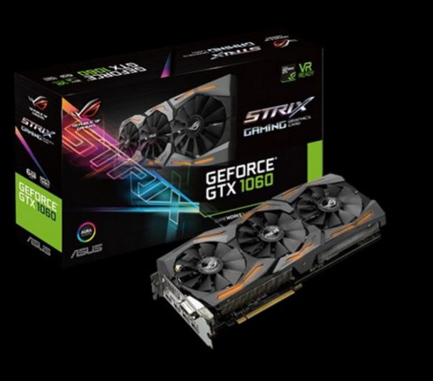 ASUS ROG STRIX Geforce GTX 1060 GDDR5 6GB Graphics Card